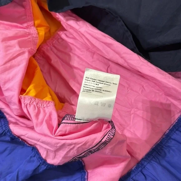 Farm Rio Anthropologie Puff Sleeve Ruffled Tier Color block Maxi Dress - Picture 15 of 15